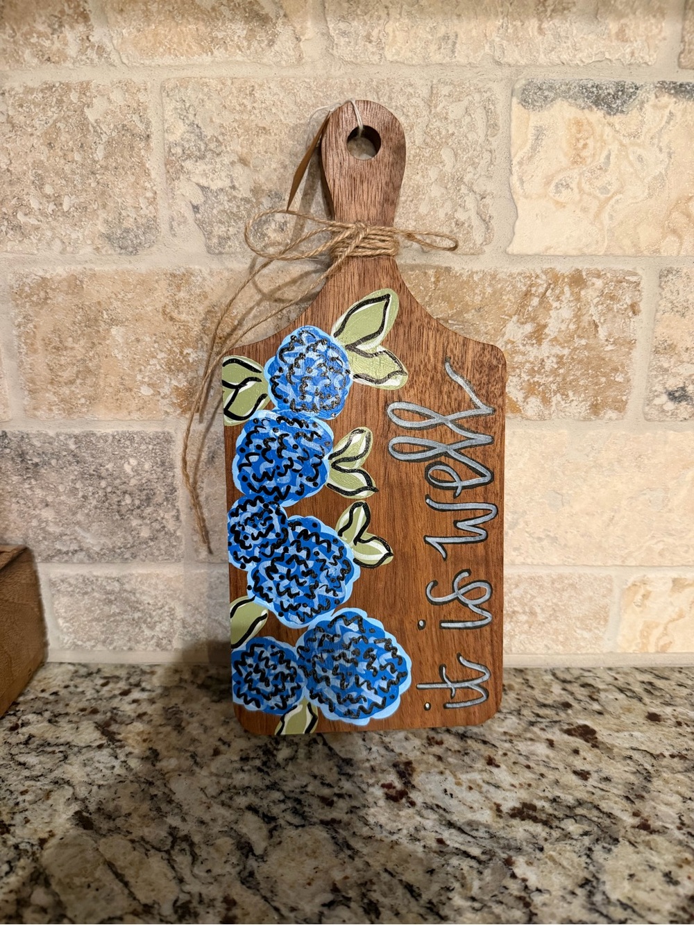 Hand painted cutting board